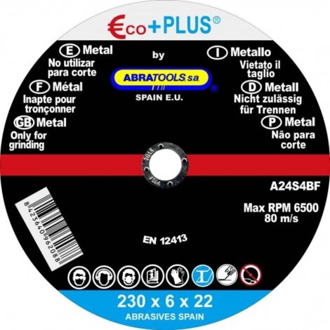 E+P ACERO 230X6X22 A24S - ABRATOOLS