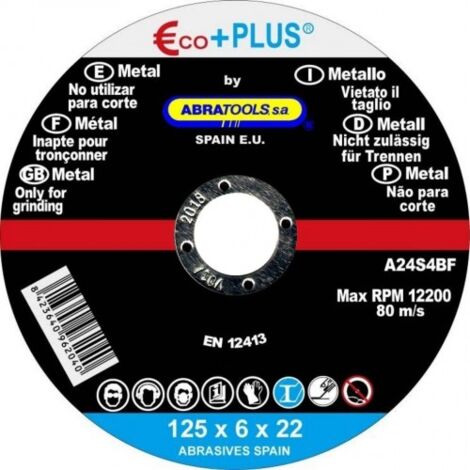 E+P D.ACERO 125X6X22 A24S - ABRATOOLS