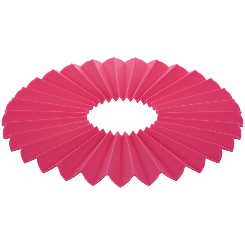 e-thinker pliable table résistante à la chaleur dessous de plat tasse coaster tapis pad coussin napperon silicone (rose rouge)