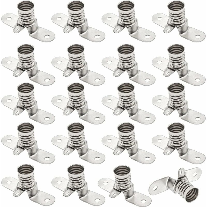 Ersandy - E10 Ampoule Douille E10 ampoules led 20 pcs 6V E10 avec Cosses à Souder pour les Accessoires de Test électrique du Circuit