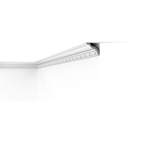 E10 DECOFLAIR Moulure de plafond Polystyrène expansé 75 x 75 x 2000 - 1 pièce