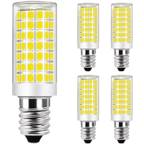 MIMIY E14 9W LED équivalent Ampoule Halogène 75W-Blanc Froid 6000K- Not dimmable-AC 220-240V(Lot de 4) NPTERBL