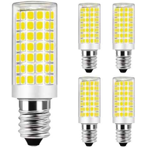 MEMKEY E14 9W LED equivalent halogen lamp 75W - cool white 6000K - non-dimmable - AC 220-240V (4 pieces)