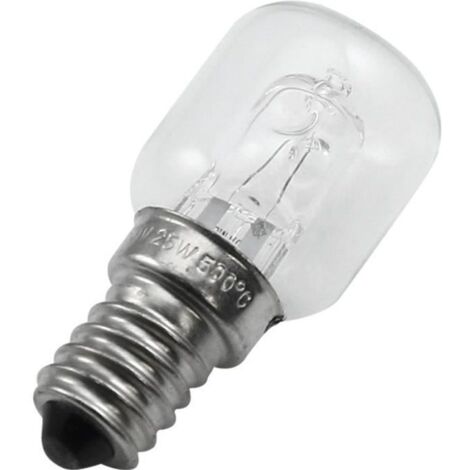 E14 Ampoule Haute Température 500 Degrés 25W Halogène Bulle Ampoule de Four E14 250V 25W Ampoule À Quartz