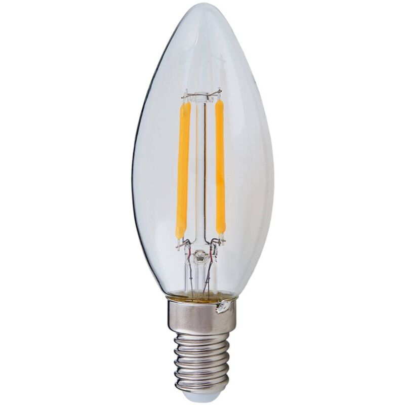 

E14 bombilla vela LED filamento 4W, 470 lm, 2.700K
