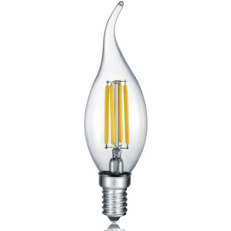 E14 Filament LED - 4 Watt, 400 Lumen, warmweiß, Ø3,5cm - nicht dimmbar