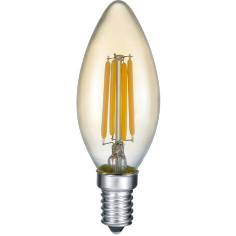 E14 Filament LED, 4 Watt, 400 Lumen warmweiß, Ø3,5cm, nicht dimmbar