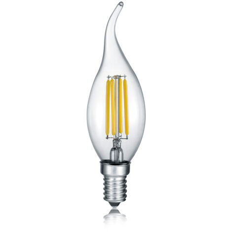E14 Filament LED, 4 Watt, 470 Lumen, warmweiß, Ø3,5cm, 3 Stufen Dimmer, Tropfen