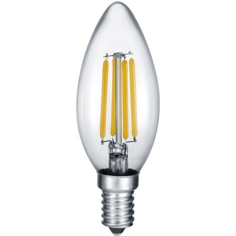 E14 Filament LED, 4,5 Watt, 470 Lumen warmweiß, Ø3,5cm, nicht dimmbar