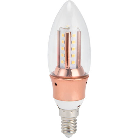 E14 lampe ampoule lustre en cristal 9W LED bougie ampoule pour la maison salon lumière chaude 220VTip Type
