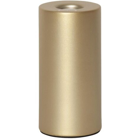 E14 Lampenfuß Tiny für kleinere Leuchtmittel Metall 14cm gold matt