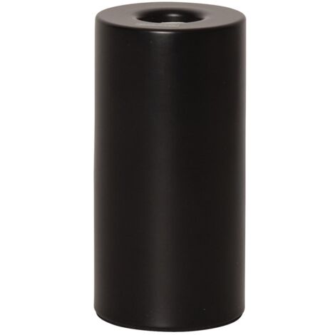 E14 Lampenfuß ,Tiny für kleinere Leuchtmittel, Metall, 14cm, schwarz matt