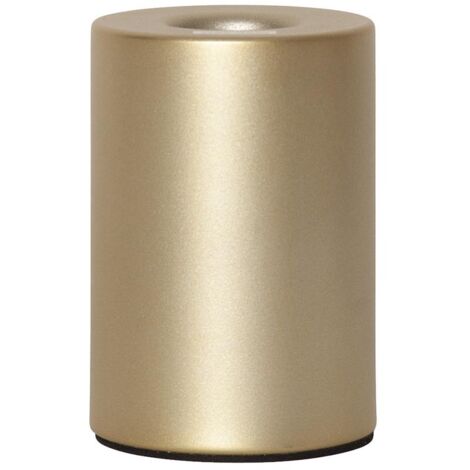 E14 Lampenfuß Tiny Metall Gold matt H 10cm