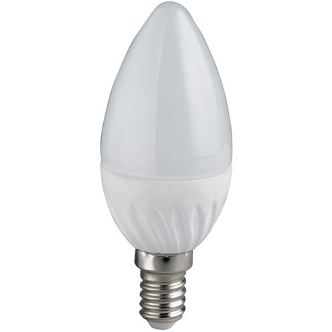 E14 LED - 5 Watt, 400 Lumen, 3000 Kelvin warmweiß, Ø3,7cm - nicht dimmbar