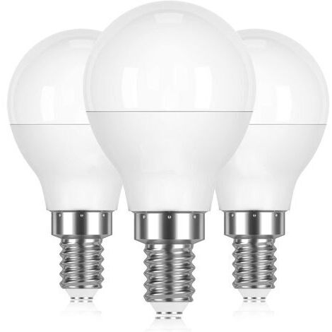 E14 LED Bulb 5W Equivalent 40W - 470LM Warm White 2700K - CRI85 - E14 P45 Globe Type 200° Beam Angle Bulb - AC 220-240V - Non-Dimmable - 6 pcs