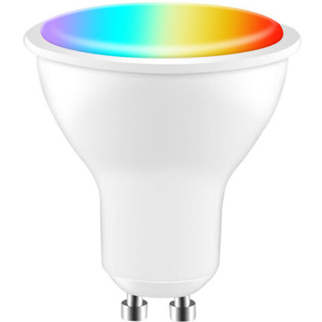 E14 smart bulb, compatible with Alexa smart bulb and Google home, 5W dimmable multicolor smart bulb, remote control, voice control, no hub required,