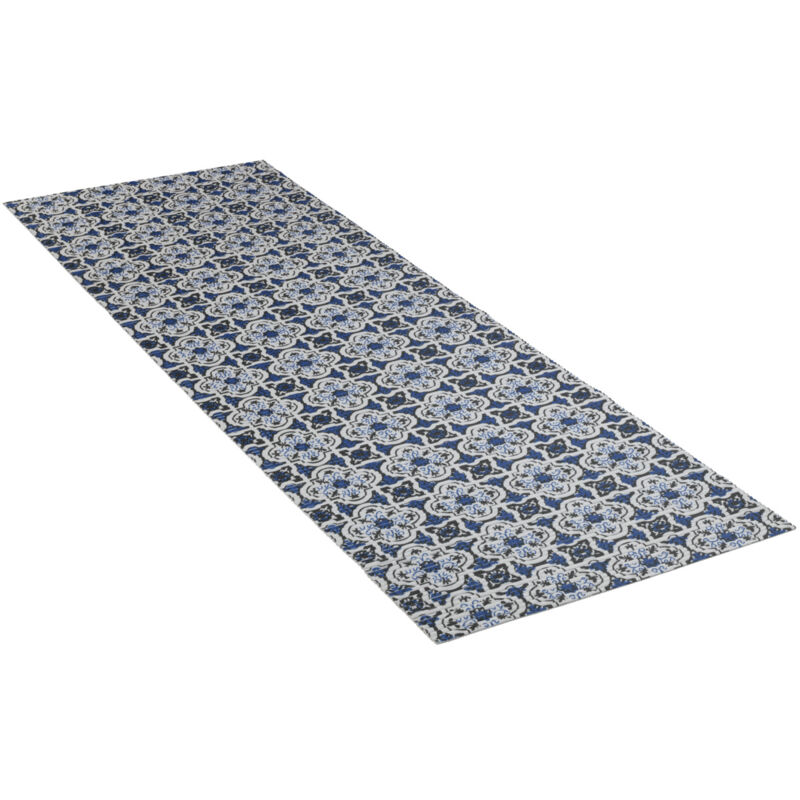 Wenko - Tapis multi-usages Ornament, Antidéparant, Idéal cuisine, balcon, Usage intérieur ou extérieur, Adapté sol chauffant, Découpable, Lavable en