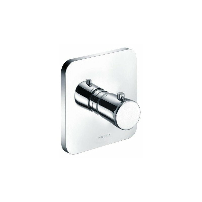 

Kludi - E2 con válvula de ducha termostática cromada incorporada.