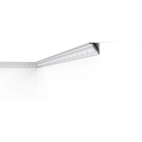 NMC E23 DECOFLAIR Moulure de plafond Polystyrène expansé 55 x 55 x 2000 - 1 pièce