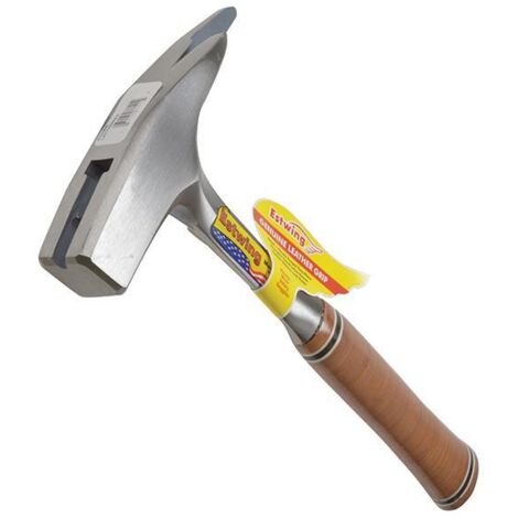 E239MS Roofers Pick Hammer Smooth Face - Leather Grip