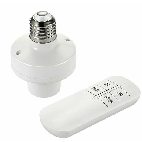 E26 / E27 Wireless Remote Control Light Lamp Base On/off Switch Socket Holder 15m Range Rc Smart Device 110v 220v