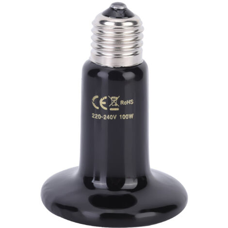 E27 100W Keramik-Wärmelampe für Terrarien und Reptilien