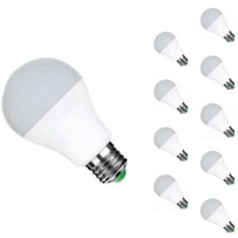 E27 12W 220V A60 180° LED (10er-Pack, XU) – Warmweiß 2300K – 3500K – SILAMP, hochwertiges Produkt, lange Lebensdauer, energieeffizient, UV-frei, Zufriedenheitsgarantie – KZQ