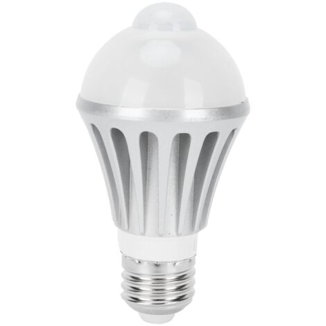E27 7W LED-Lampe mit Bewegungserkennung, warmweißes Licht für Flure