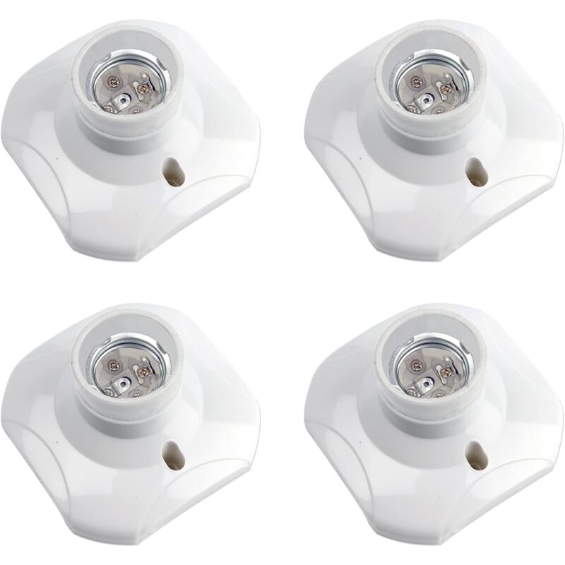 E27 à Visser, Douille E27 Garage, ac 220-V, lot de 4 1010cm