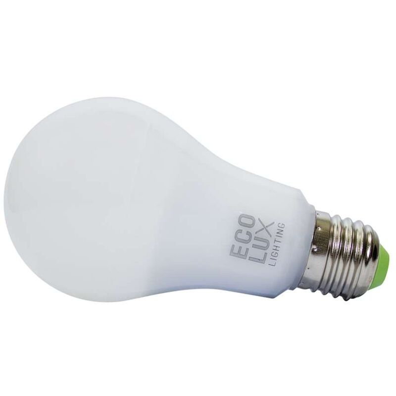 E27 A60 10W lampadina led 75W dopo - Bianco