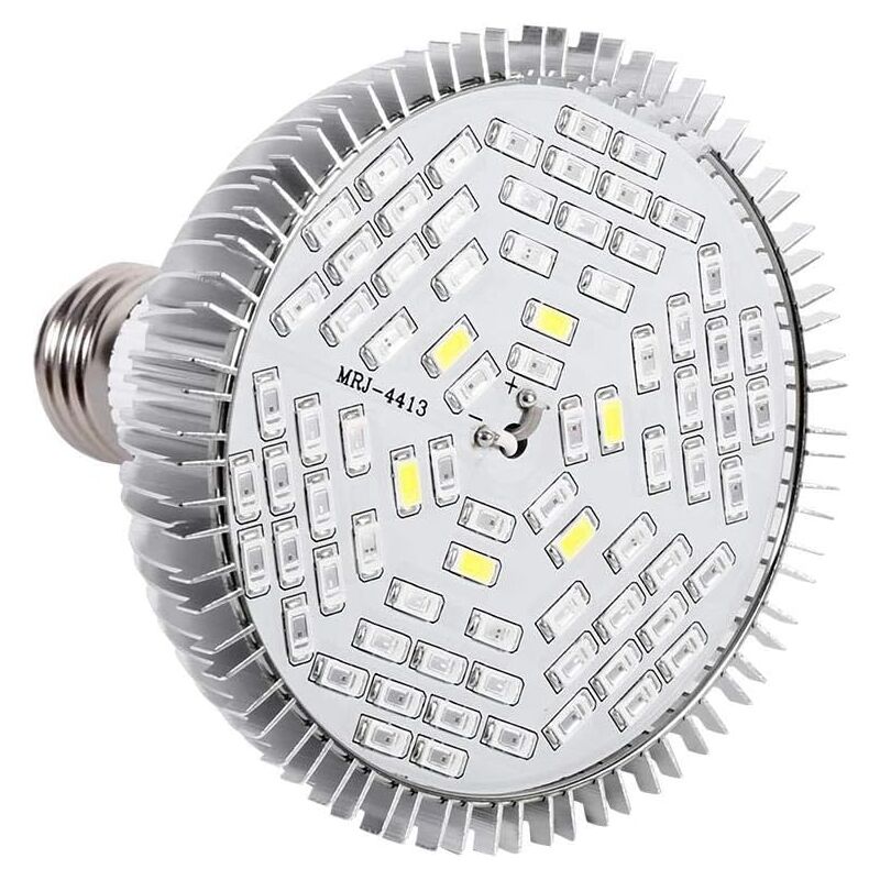 E27 Ampoule LED Plante Lumière Spectre Complet Plante Cultiver Lumière Jardin Horticulture Cultiver La Lumière [78Led].