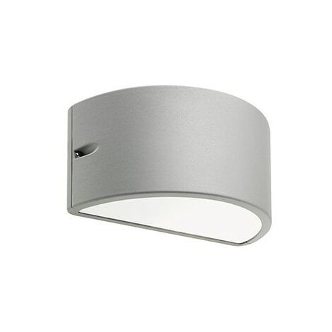 E27 aplique umbe line cerrado aluminio