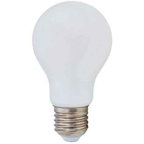 E27 bombilla LED 7W, 806Lm, 2.700K, opalino