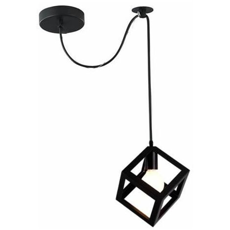 E27 Diy Suspension Vintage Industrielle Lustre Rétro Luminaires Corde Réglable