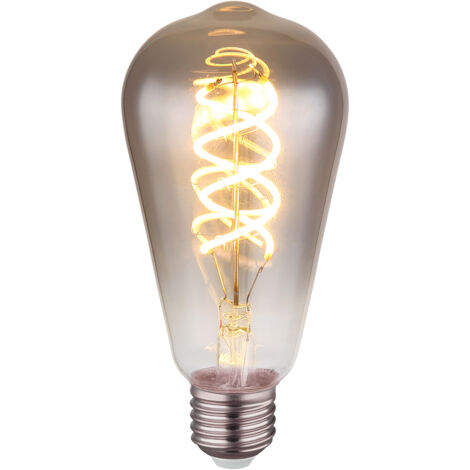 E27 Filament LED - 6,5 Watt, 220 Lumen, 2000 Kelvin Ø6,4cm - extern dimmbar