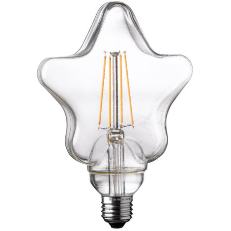 E27 Filament LED Stern - 4 Watt, 300 Lumen, warmweiß - nicht dimmbar