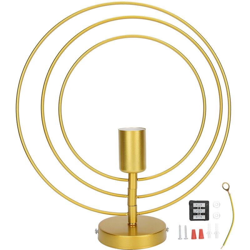 Jeffergarden E27 cercles d'or pendentif plafonnier plafonnier lumières pour salon salle à manger (220 v)