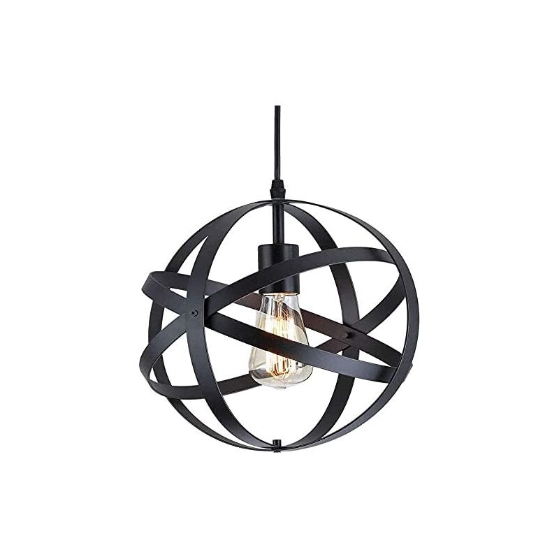 Comely - Lampe Suspension Vintage, Retro Lustre Plafonniers, E27 Industrielle éclairage de Plafond pour restaurant bar salle à manger luminaire 30cm
