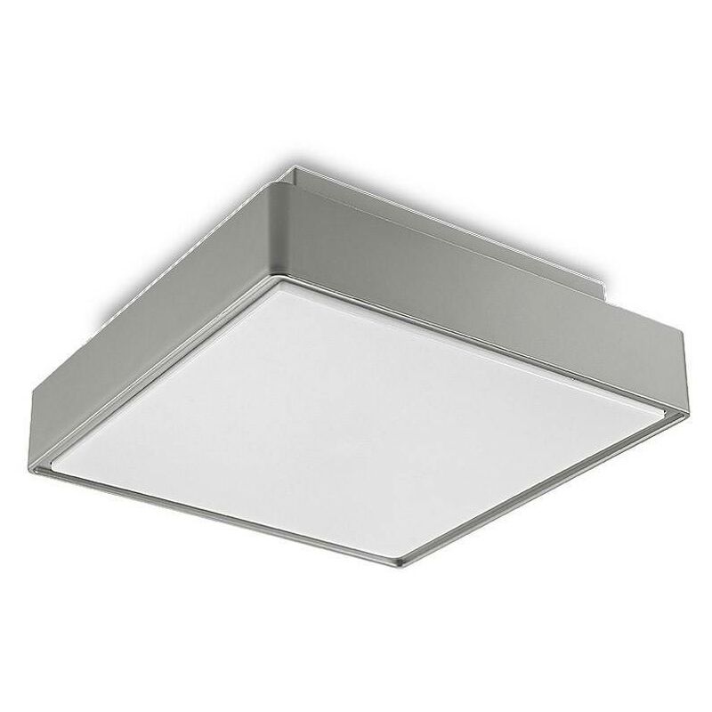 Ksel - 2 Light Small Outdoor Ceiling Light Grey IP65, E27 - Leds-c4