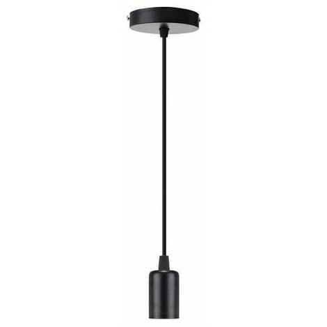 E27 Lamp Holder Pendant Light Ceiling Light Fixture Accessories Pendant Lamp Holder Lamp Holder Ceiling Light Antique Edison Pendant Light - Black