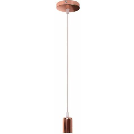 E27 Lampenfassung, Pendelleuchte Deckenleuchte Zubehör Pendelleuchte Halter Lampenhalter Deckenleuchte Antike Edison Pendelleuchte -Rose Gold