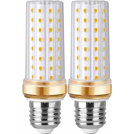 E27-LED-Glühbirne, warmweiß, entspricht 20 W Halogenglühbirne, 3000 K, 1000 lm, 360-Grad-Winkel, nicht dimmbar, E27-Schraube, kein Flimmern, E27-LED-Beleuchtung, 2er-Pack