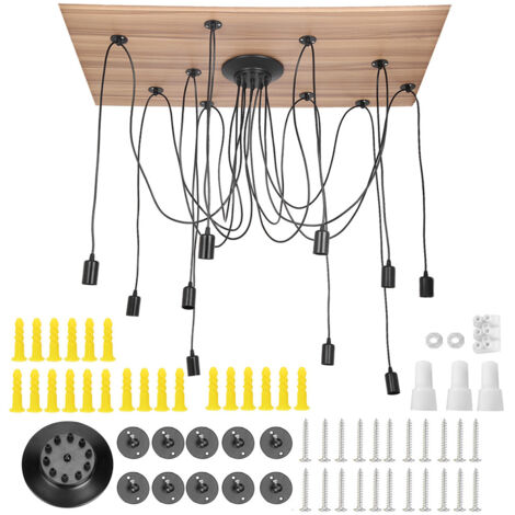 E27 LED-Kronleuchter 110-220V, moderne Pendelleuchte für Wohnzimmer, Café, Bar oder Flur