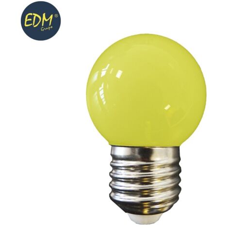 E27 LED-Kugellampe 1 W 80 lm gelbes Licht ø45 x 69 mm EDM