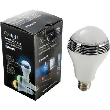 E27 LED-Lampe Farbe 3W plus Lautsprecher 2W