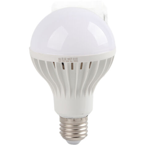 E27 LED-Lampe mit Geräuschsensor 220 V – Automatisches Ein-/Ausschalten, Nachtlicht, Geräuschsteuerung