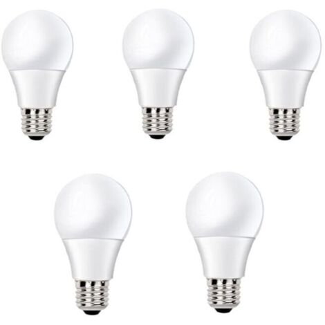 E27 LED-Lampe, Sockel aus aluminiumbeschichtetem Kunststoff, 12 W Leistung, Heimwerkerprojekt