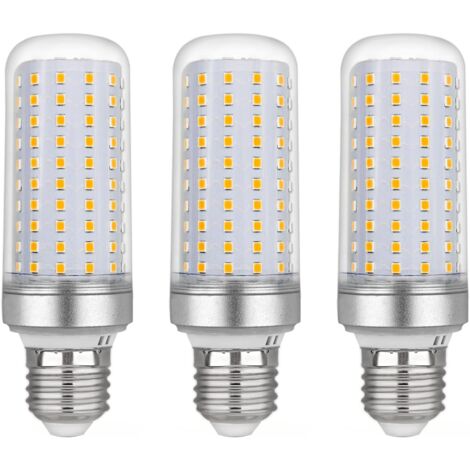 E27 LED-Maisbirne 30 W, AC175–265 V, warmweiß 3000 K, 2500 lm, nicht dimmbar, entspricht 300 W Halogenlampe, LED-Maisbirne für Kronleuchter, Deckenleuchten, Tischlampen und Stehlampen, 3er-Pack