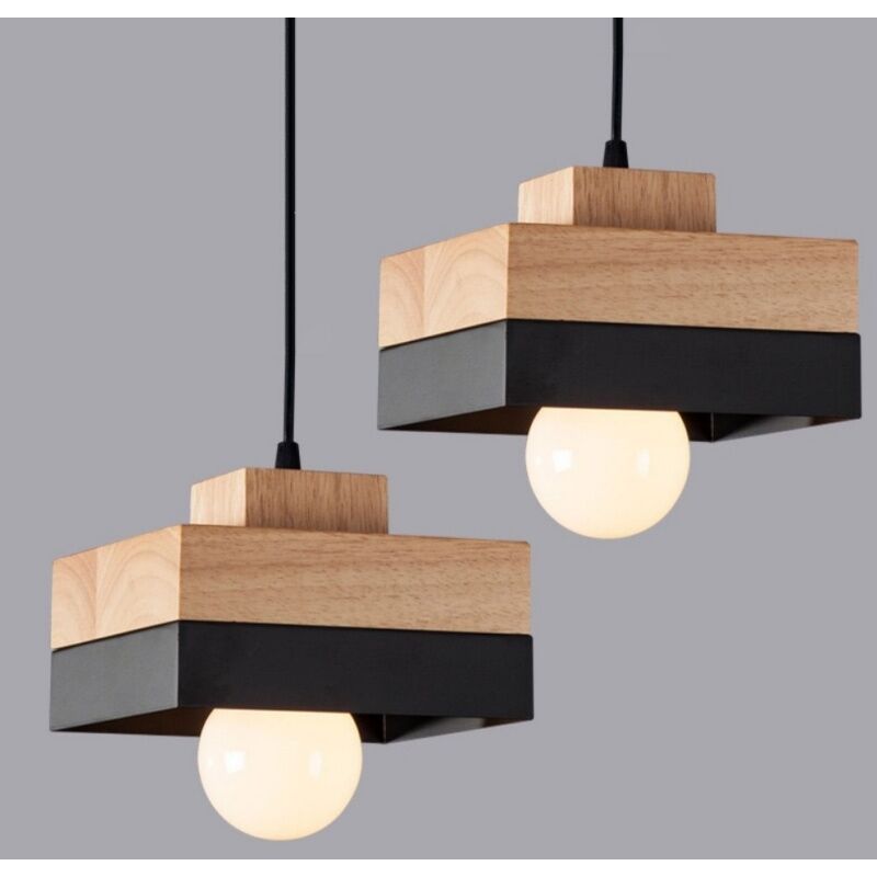 

Wottes - E27 lámpara colgante hierro forjado retro, iluminación sala estar dormitorio bar jaula de hierro luz colgante creativo moderno Negro - Negro