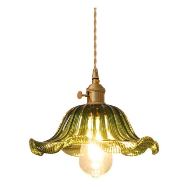 

Wottes - E27 lámpara colgante iluminación bricolaje ajustable metal retro Edison - Negro
